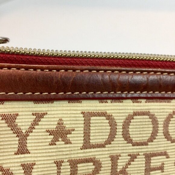 Dooney and Bourke LOGO Canvas Wristlet Bag